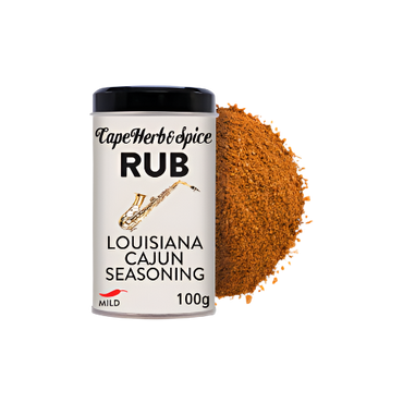 Cape Herb & Spice Louisiana Cajun Seasoning Rub 100G – Bold & Smoky Cajun Flavor